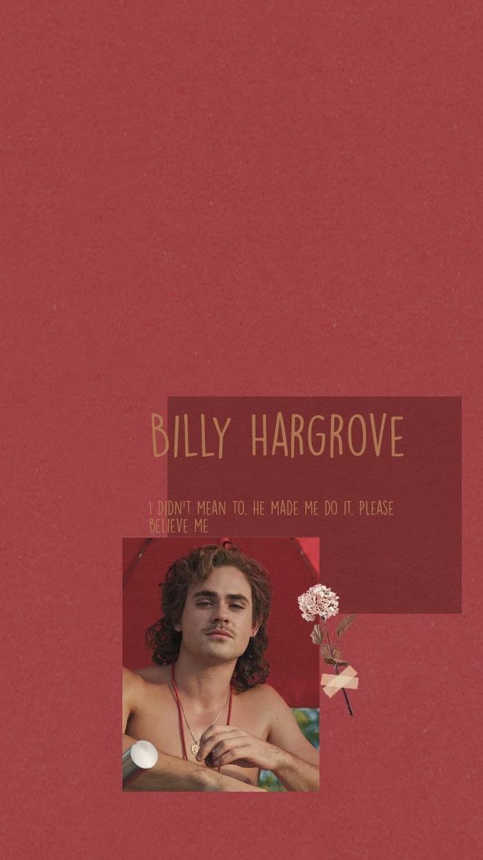 Stranger things wallpaper, billy hargrove, i didn't mean to, he made me do it, please believe me - Stranger Things