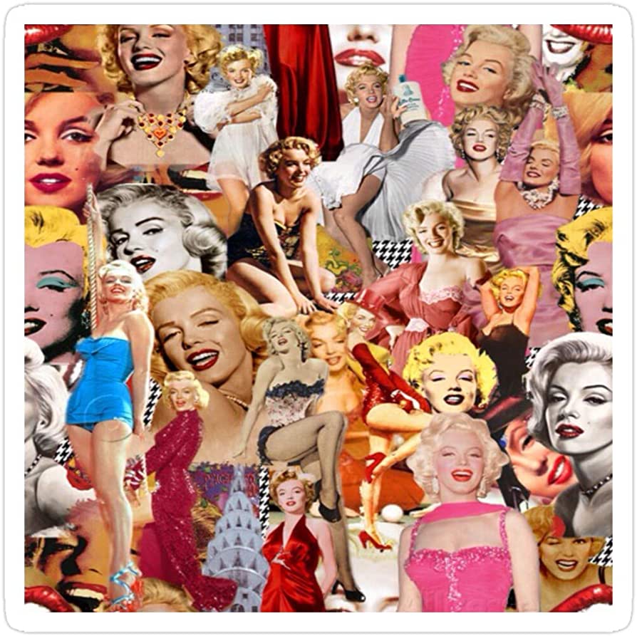 Jess Sha Store 3 PCs Stickers Marilyn Monroe, Tumblr Sticker For Laptop, Phone, Cars, Vinyl Funny Stickers Decal For Laptops, Guitar, Fridge : Tools & Home Improvement