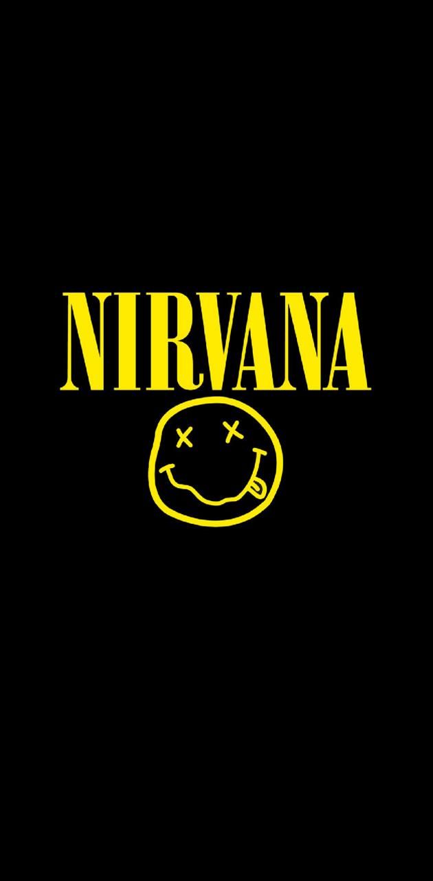 Nirvana wallpaper I made for my phone. - Nirvana