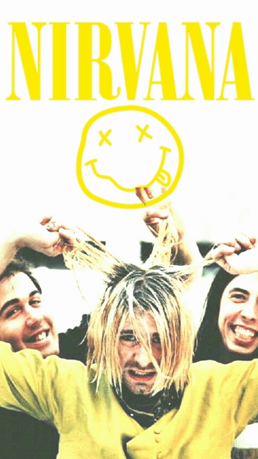 A poster of nirvana with three people on it - Nirvana