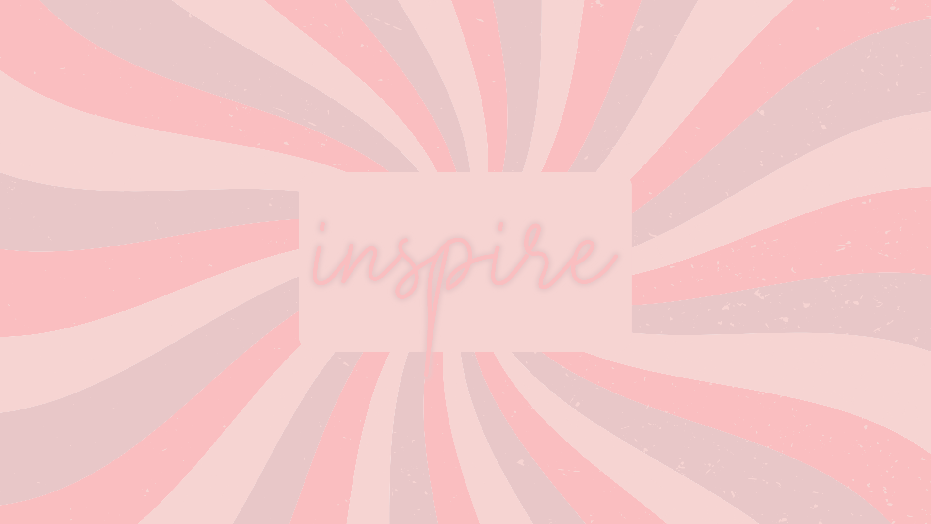 A pink background with the word inspire on it - Blush