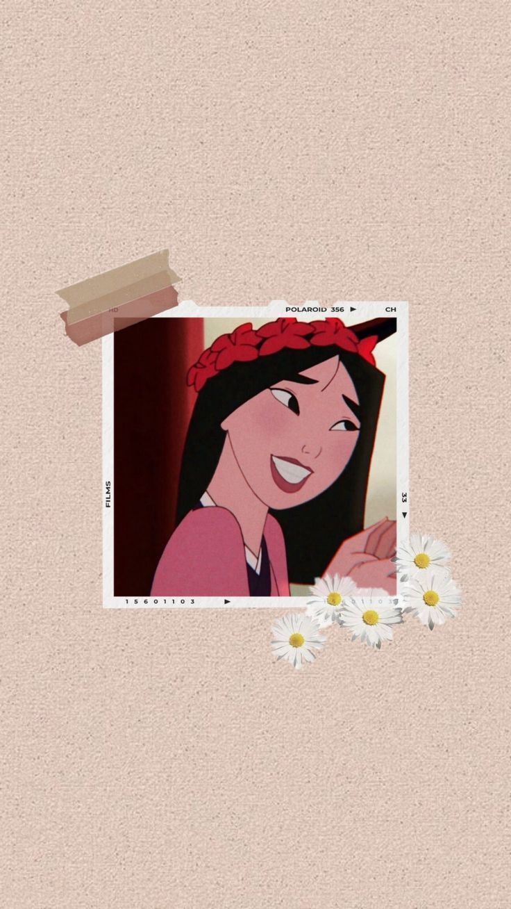 Mulan Wallpaper Aesthetic. Wallpaper, Mulan, Polaroid film