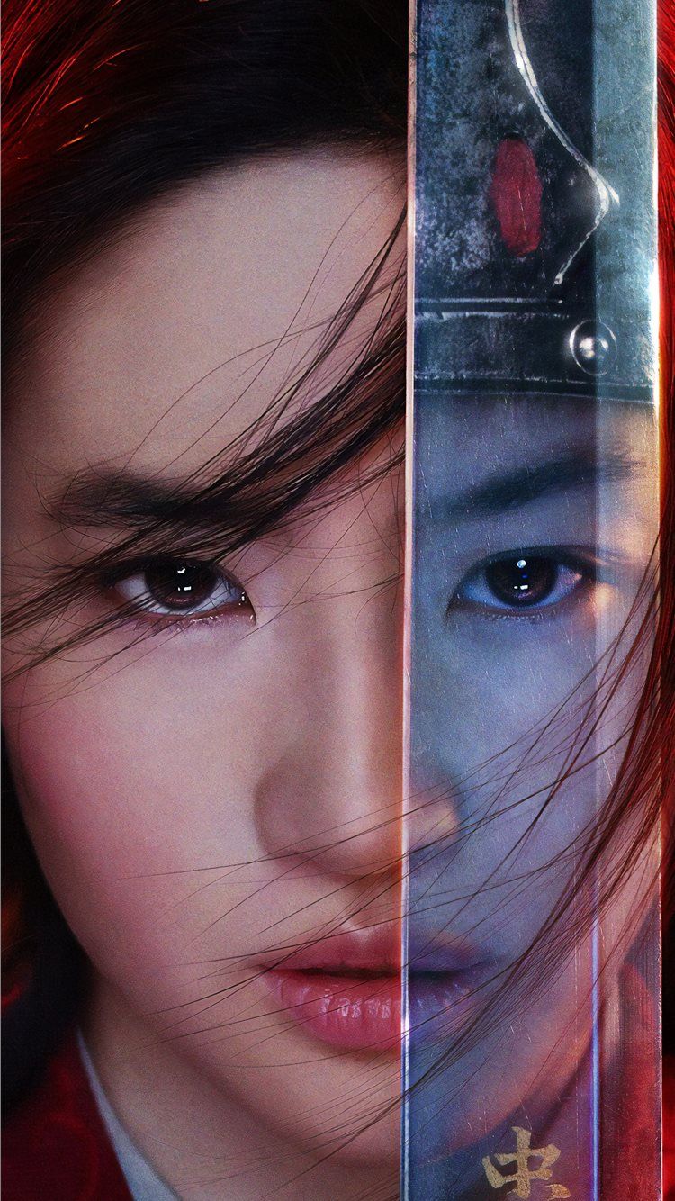 A poster of two people with swords - Mulan