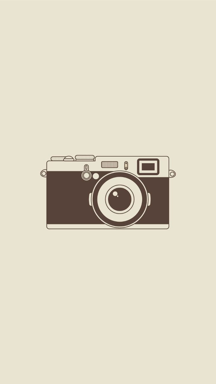 IPhone wallpaper of a vintage camera - Polaroid