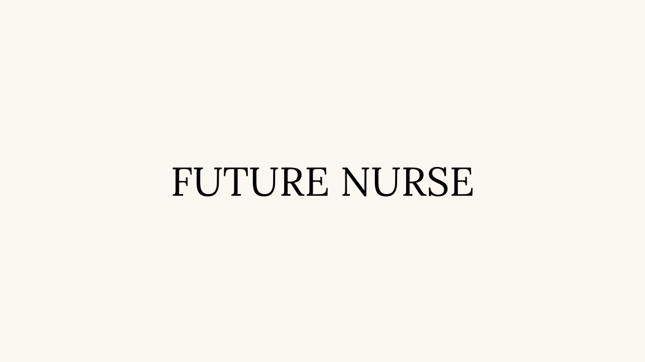 The future nurse logo - Nurse