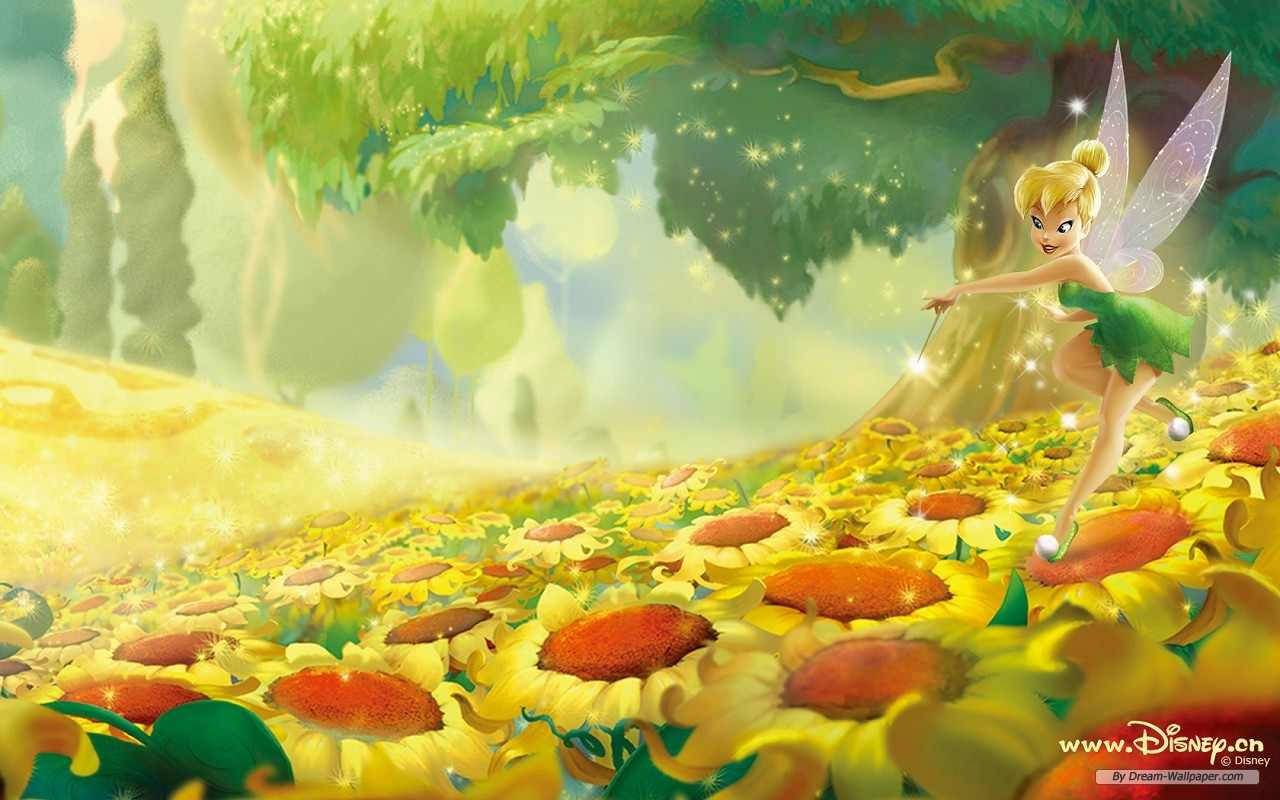 Tinker bell in the sunflowers - Tinkerbell