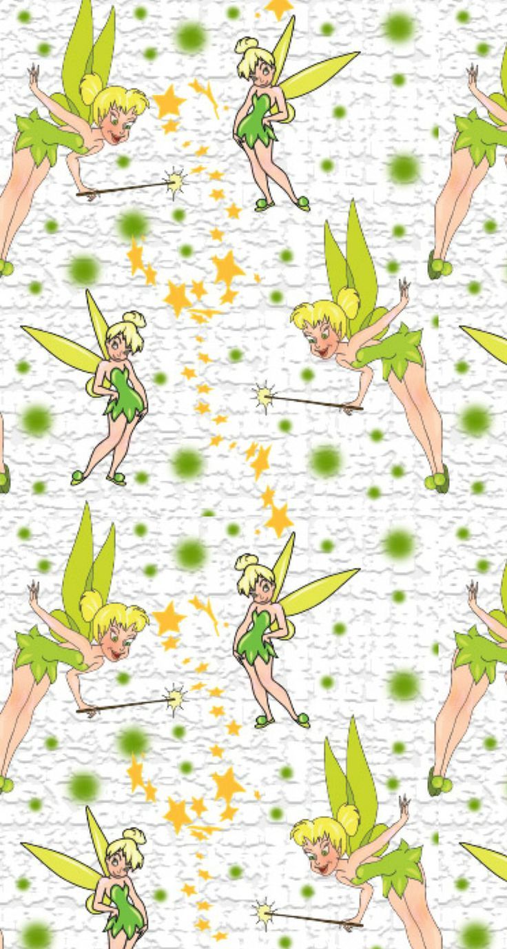 Tinkerbell fabric by jenny_jones on spoonflow - Tinkerbell