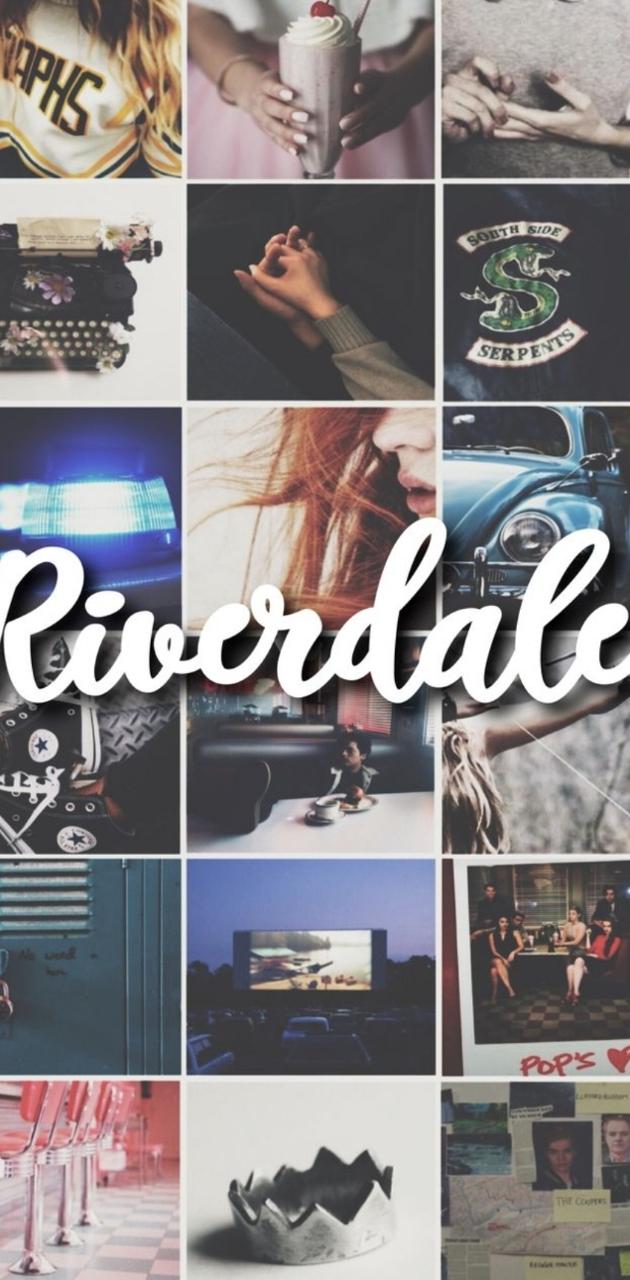 A collage of pictures with the words riverdale - Netflix