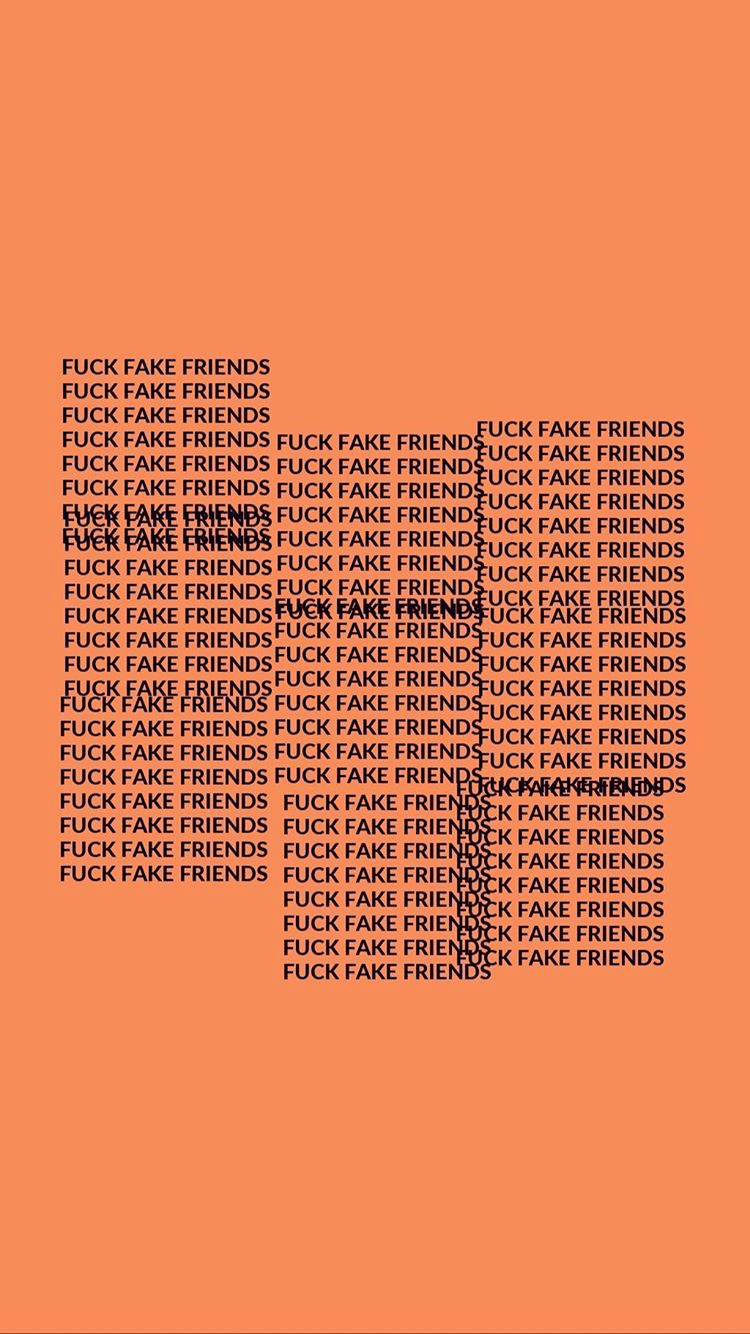 The orange background with a blue text that says, face facts - Dark orange