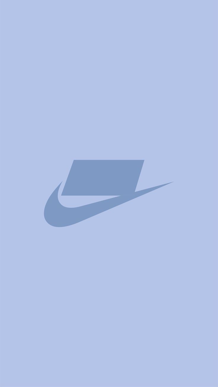 A blue background with the nike logo - Nike