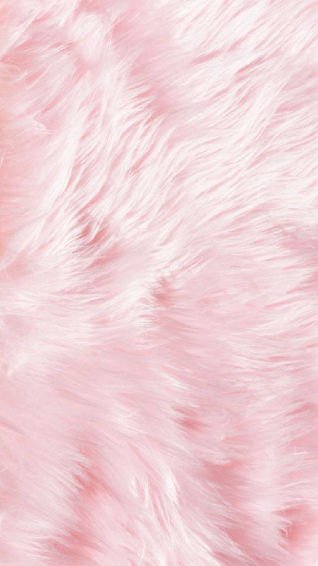 A close up of some pink fur - Soft pink, glitter, light pink