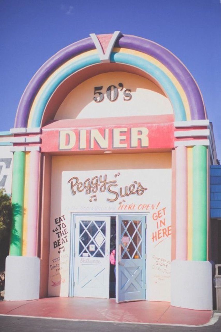 50's Wallpaper - Peggy Sue's Diner