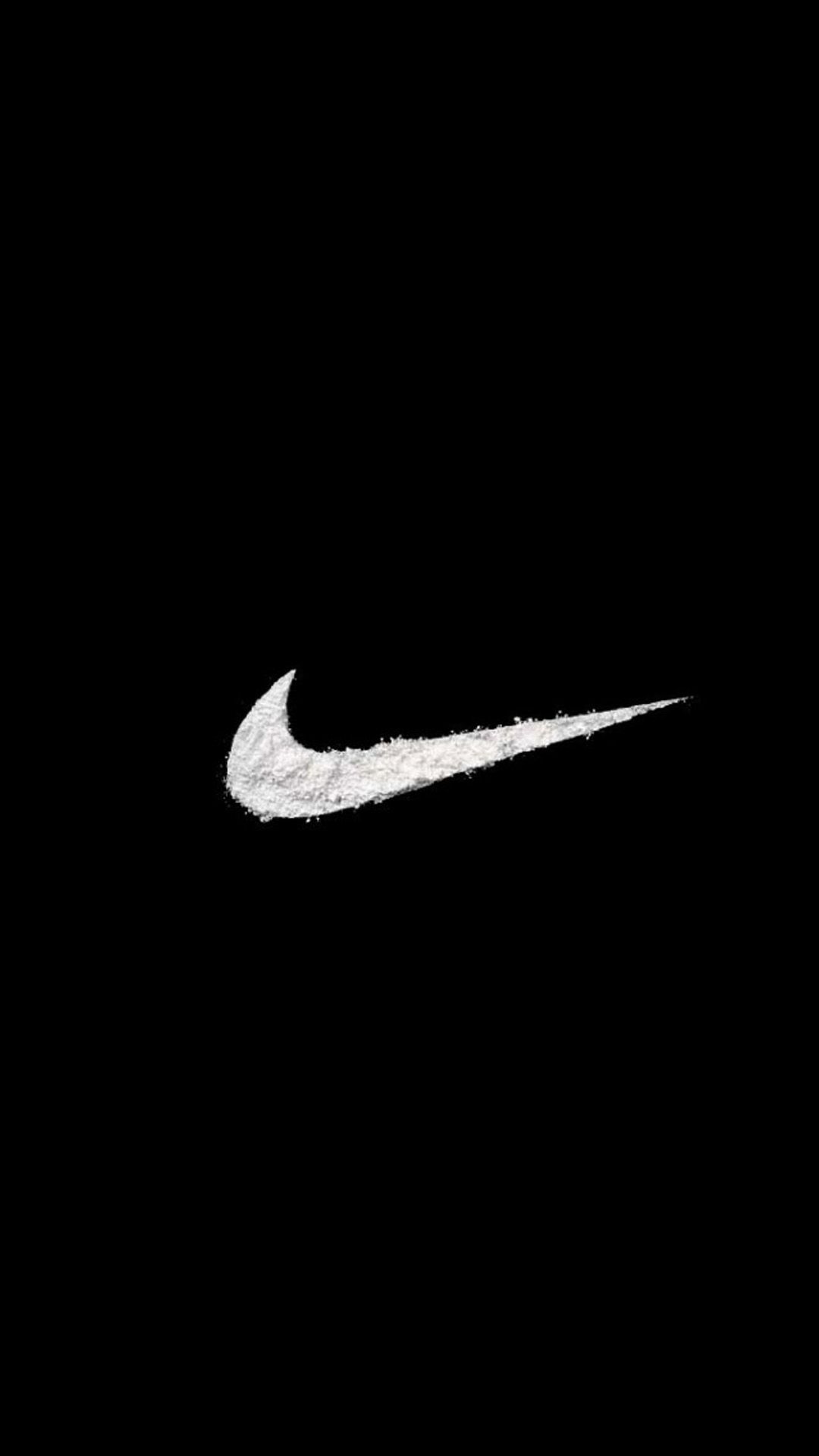 The nike logo in black and white - Nike