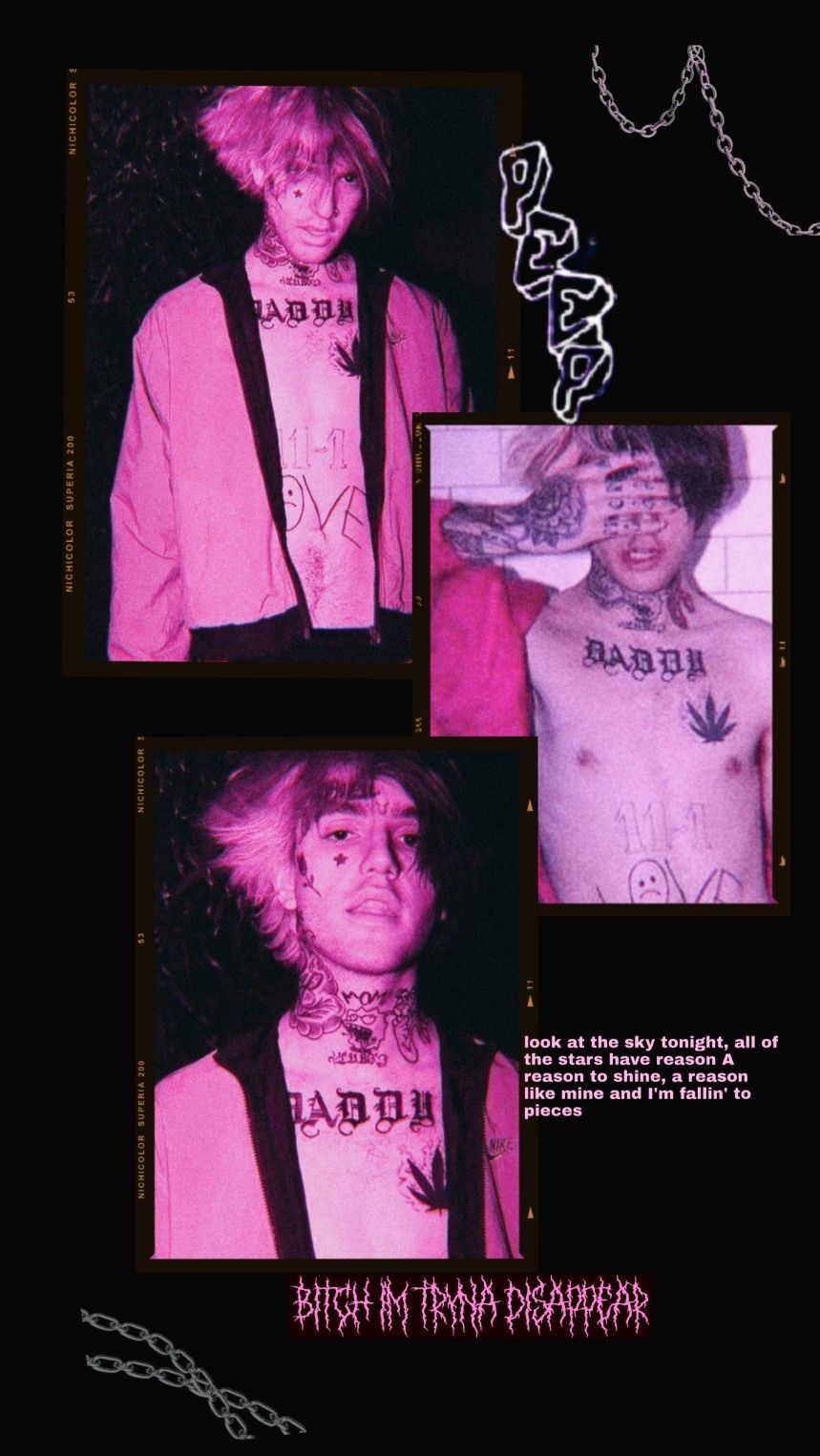 Lil peep wallpaper i made for my phone - Lil Peep