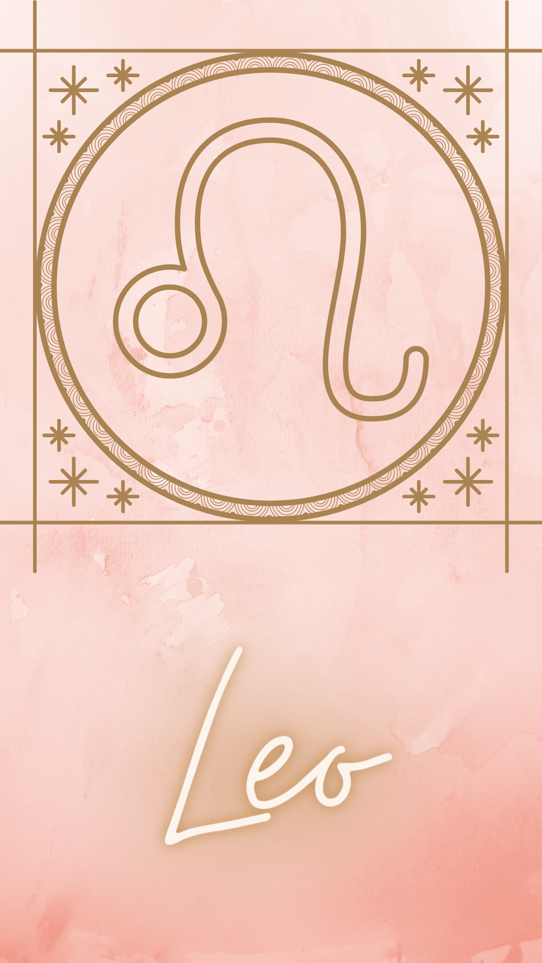 Leo Zodiac Phone Wallpaper/ Background. Zodiac leo art, Leo zodiac, Pink wallpaper iphone