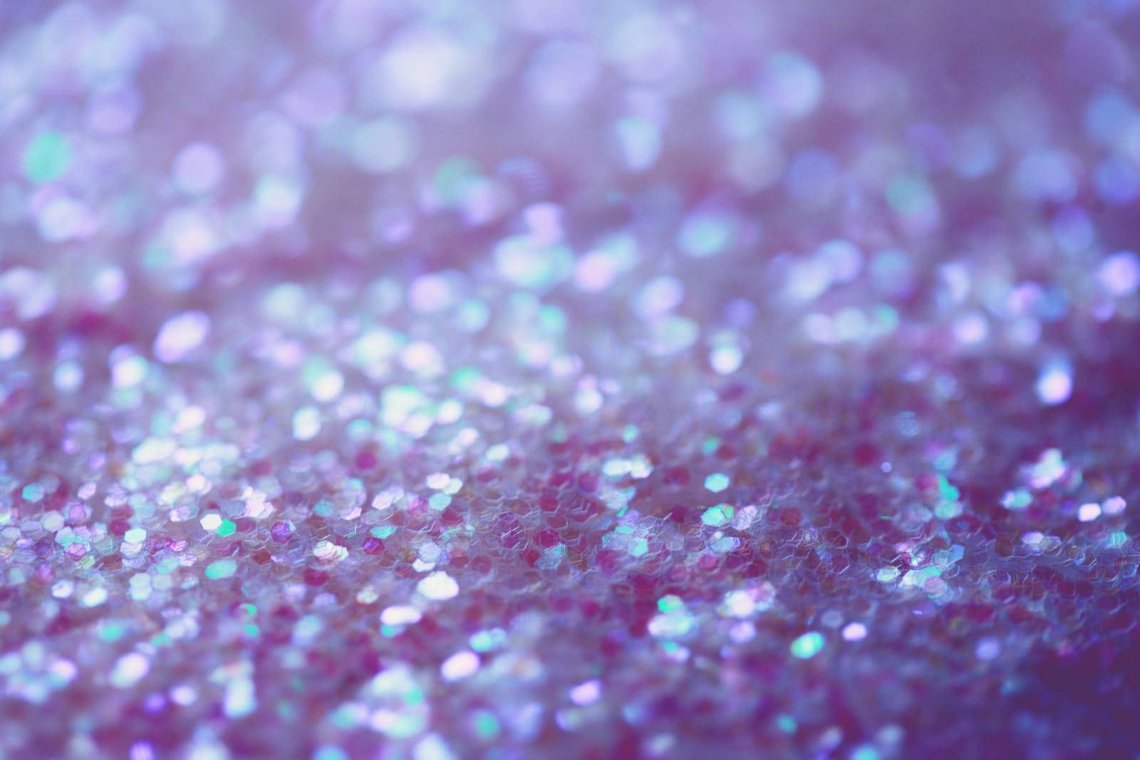 A close up of glitter on the ground - Glitter