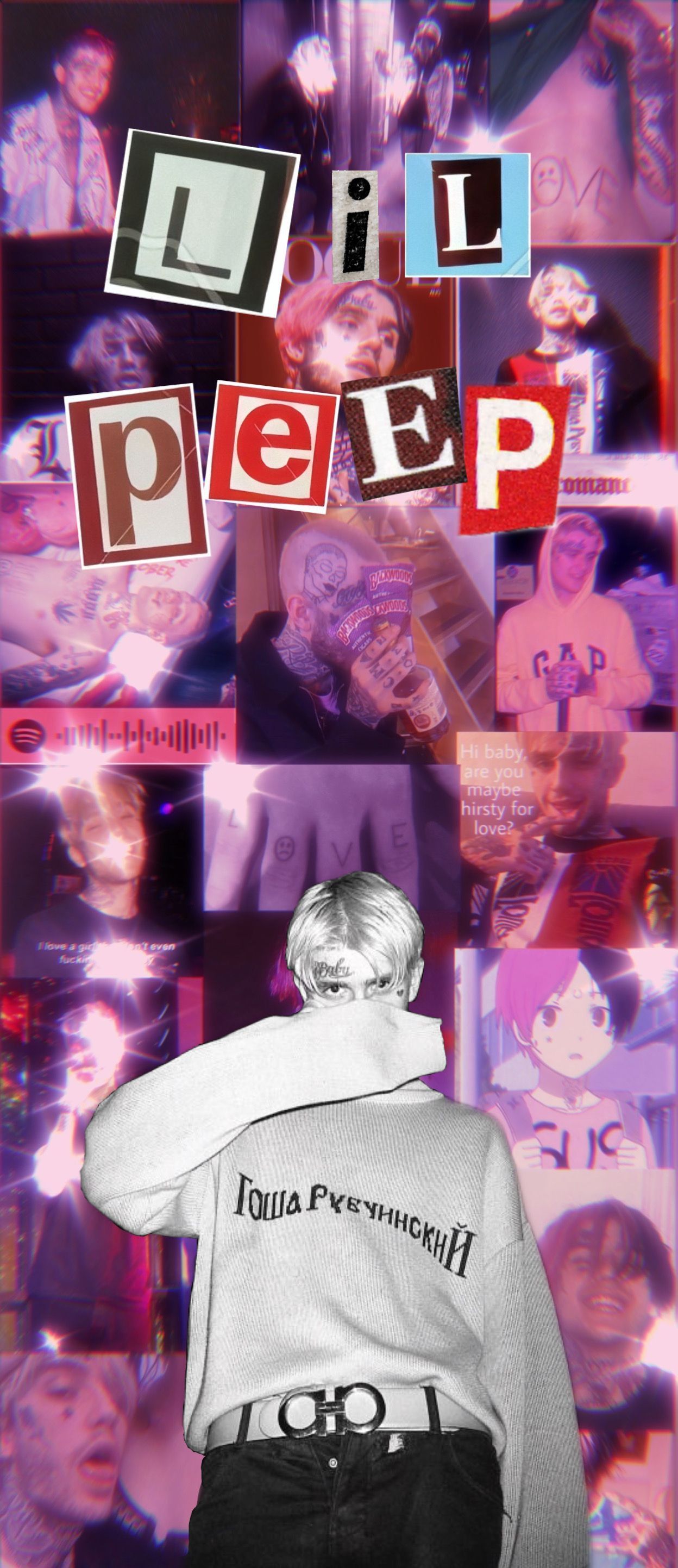 Lil peep wallpaper:) #lilpeep #hellboy #beamerboy. Lil peep lyrics, Lil peep beamerboy, Lil peep live forever