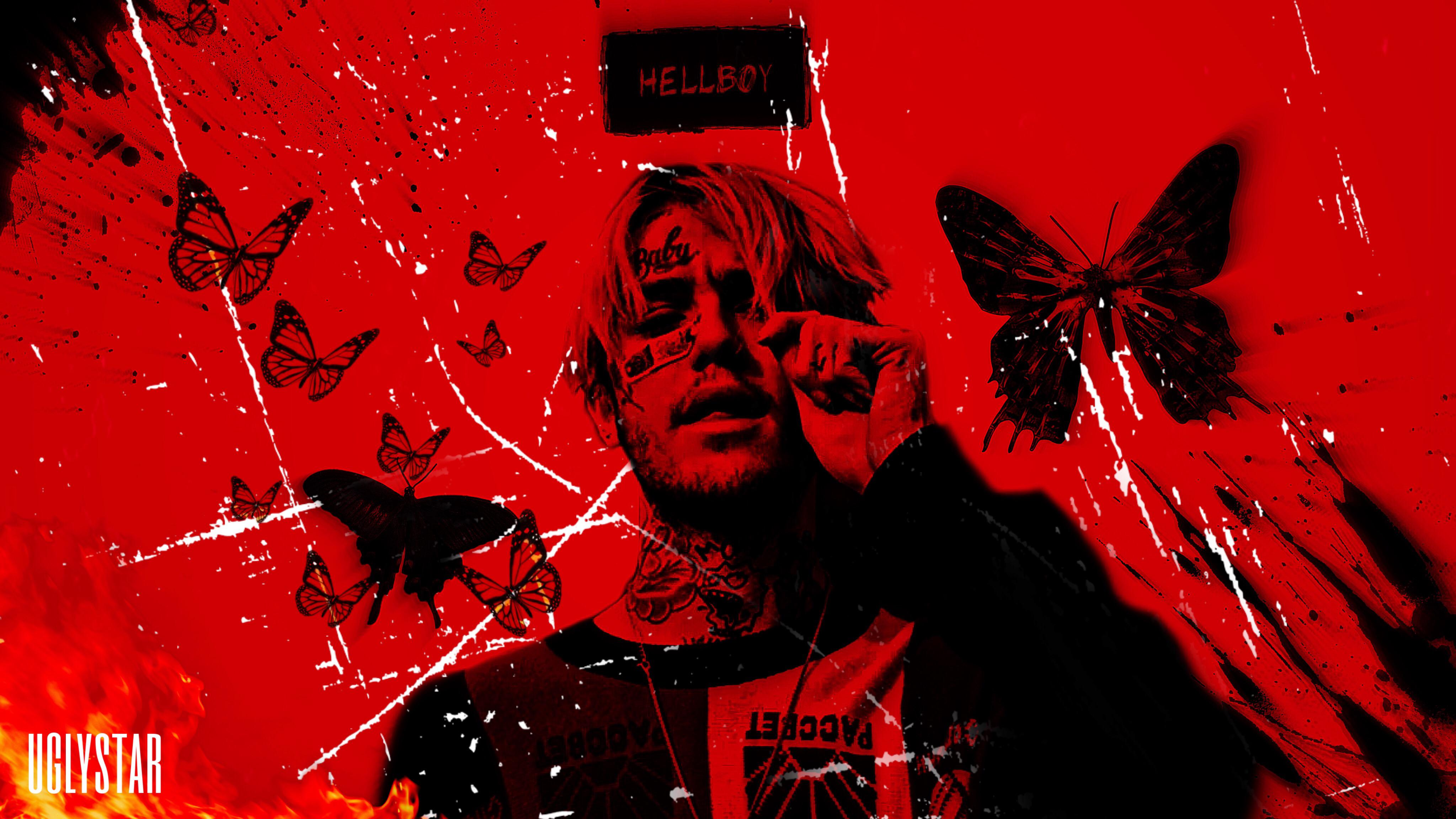 Lil Peep Desktop Wallpaper. this is a throw away edit i made awhile ago that would work as a wallpaper for computers