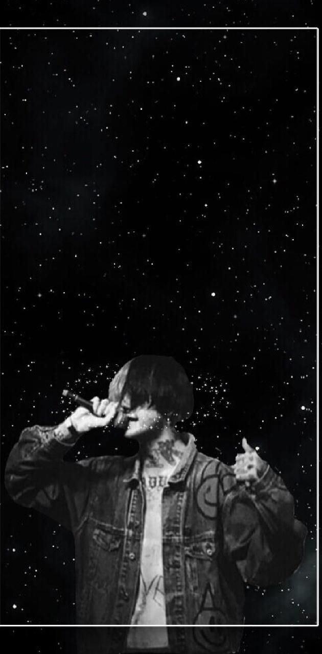 Black and white, billie eilish, and no background - Lil Peep