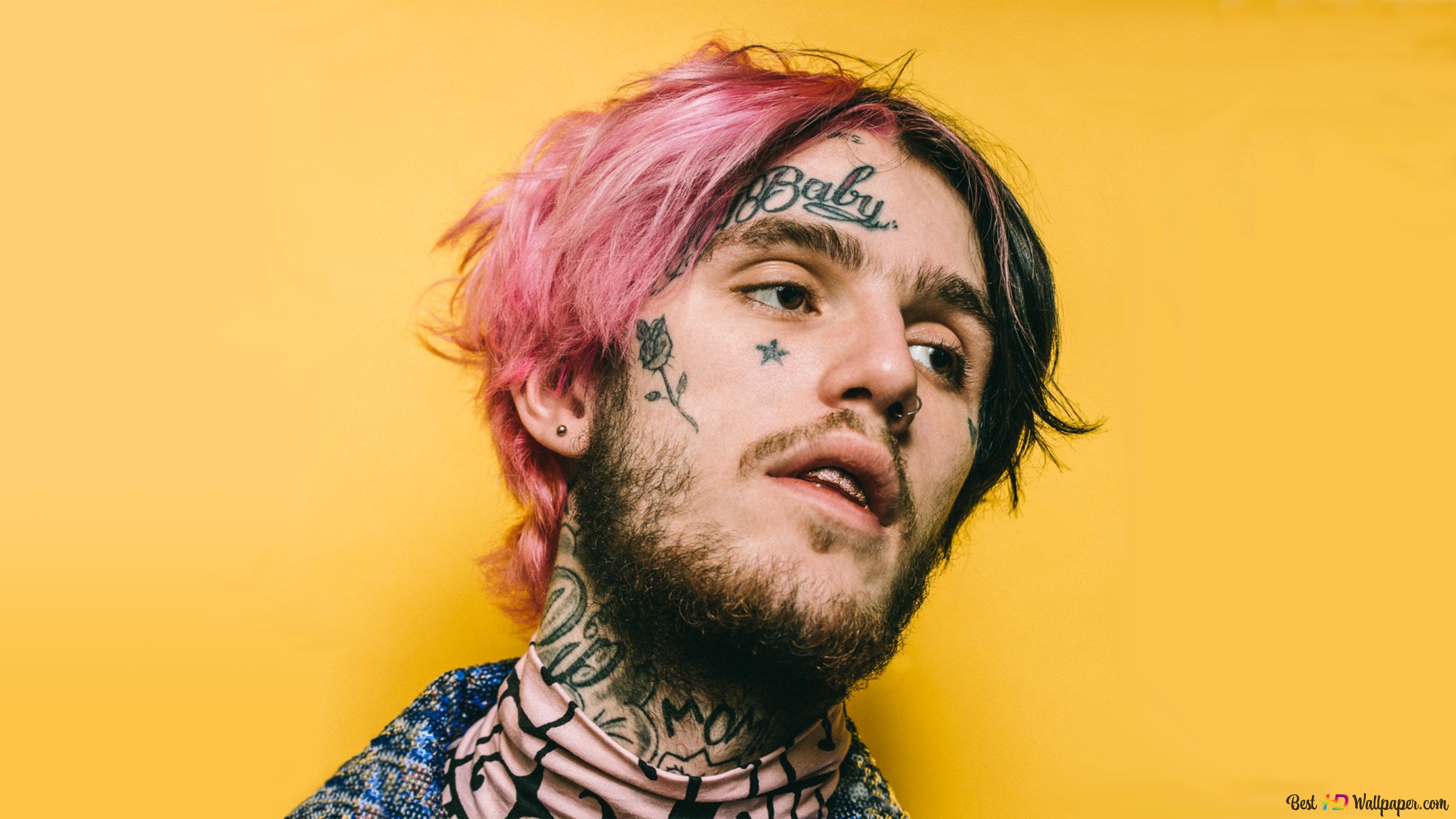 Lil Peep with tattoos on his face wallpaper - Lil Peep