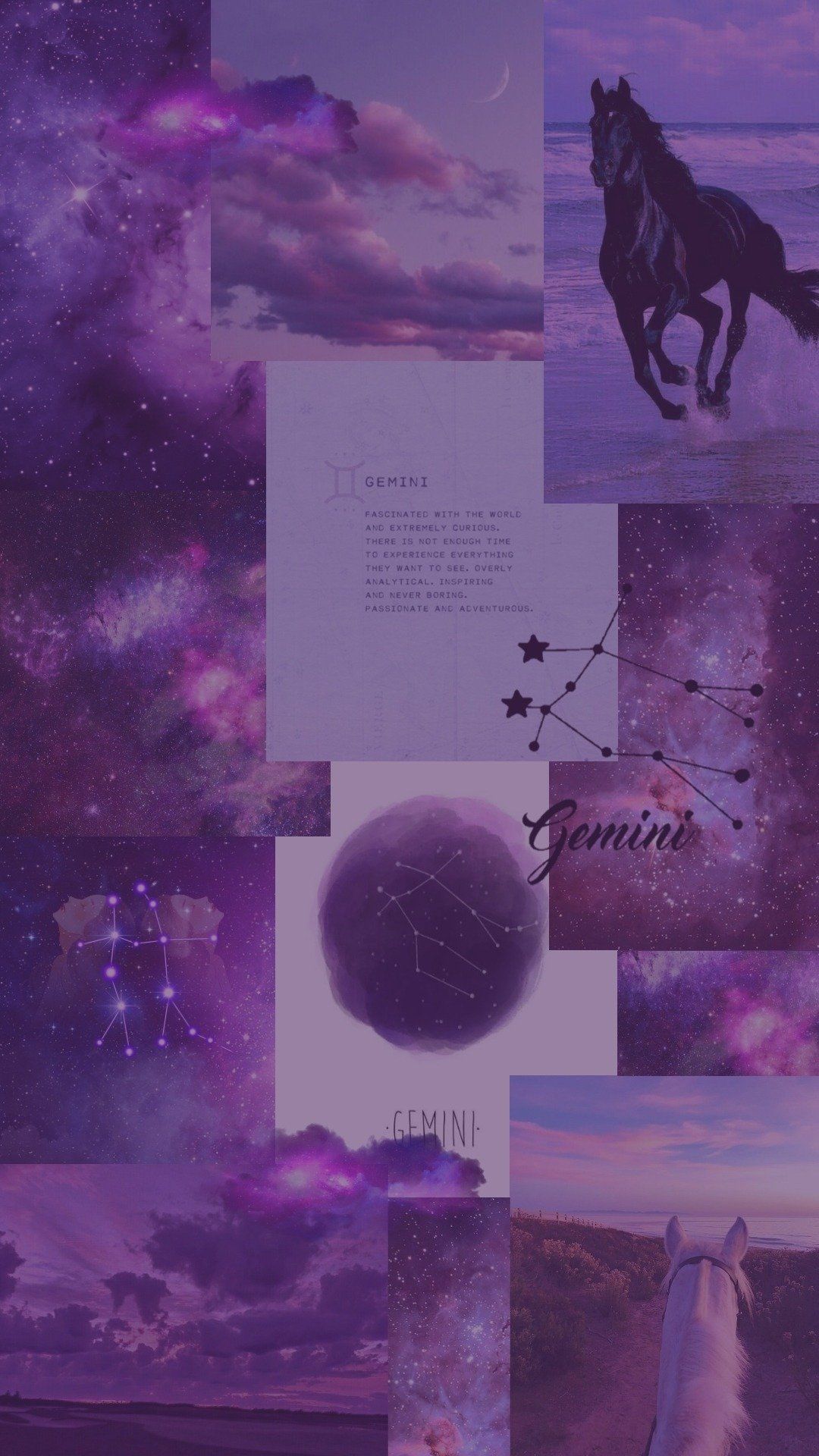 Purple Gemini Wallpaper