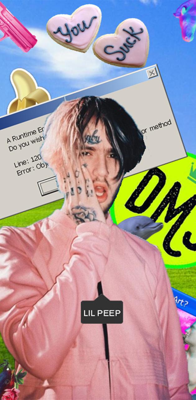 Lil peep wallpaper i made for my phone - Lil Peep