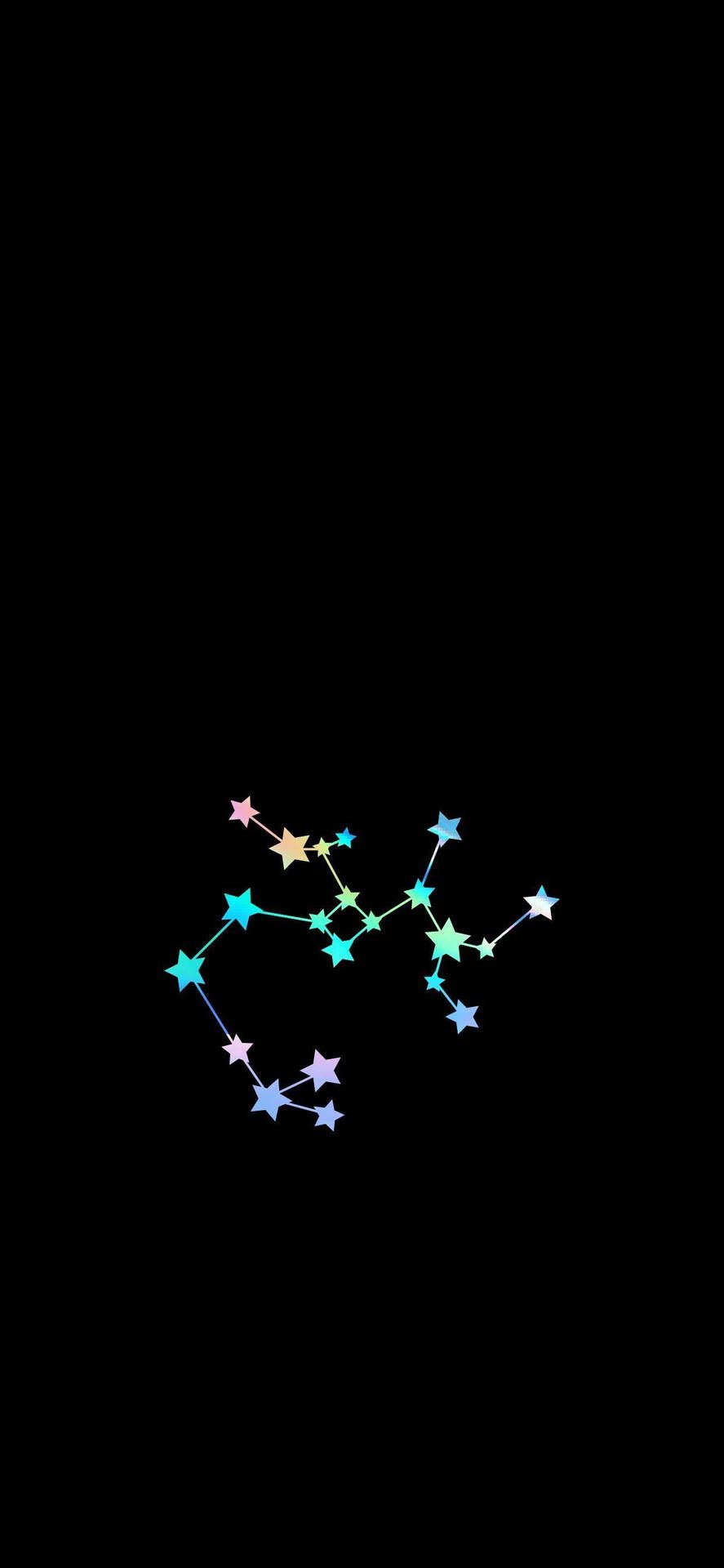 Wallpaper phone background aesthetic galaxy stars black background - Sagittarius