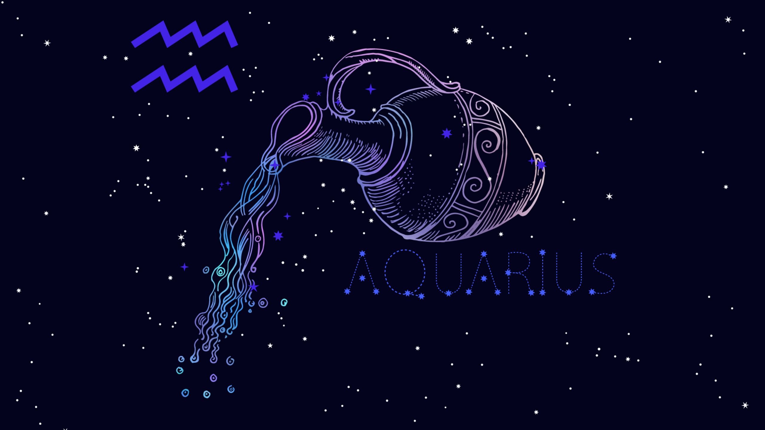 Aquarius is the eleventh sign of the zodiac, and is represented by the water carrier - Aquarius