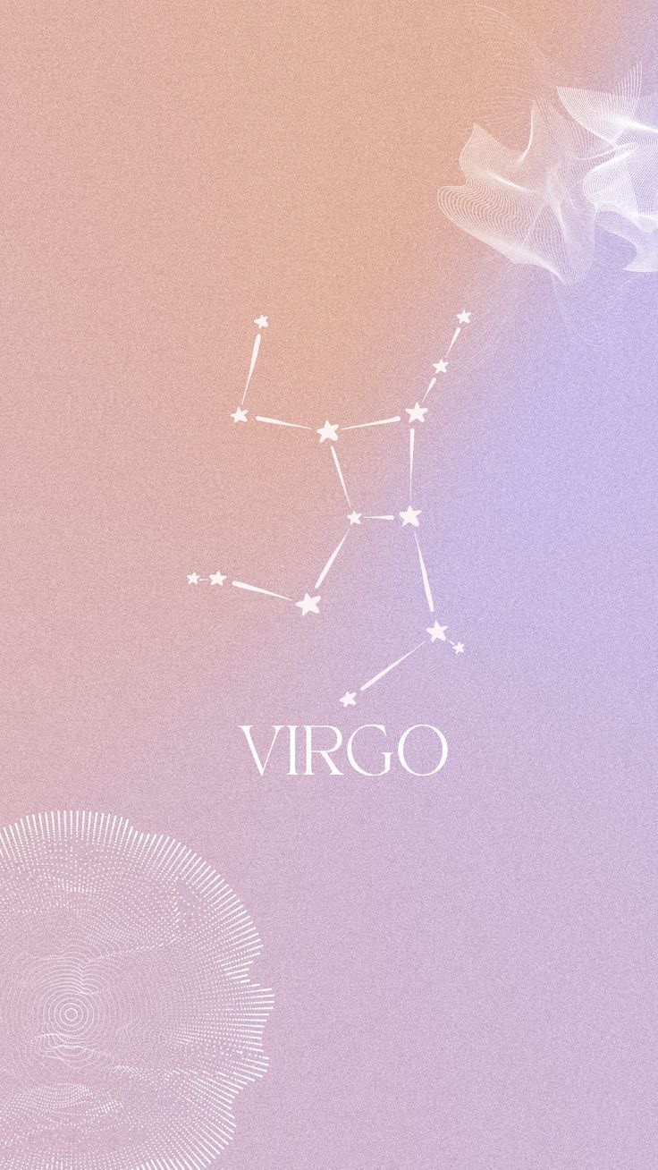 Virgo Astrology Aesthetic wallpaper for phone (iphone wallpaper and android wallpaper). Astrology virgo, Sim. Virgo art, Astrology virgo, Simple iphone wallpaper