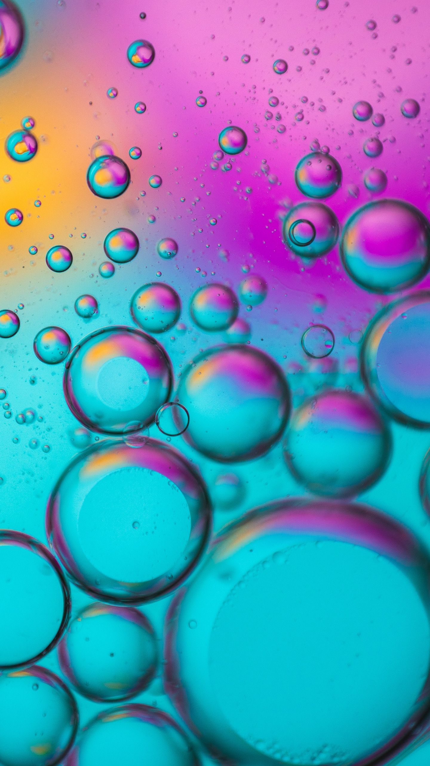 A close up of some bubbles in water - Turquoise