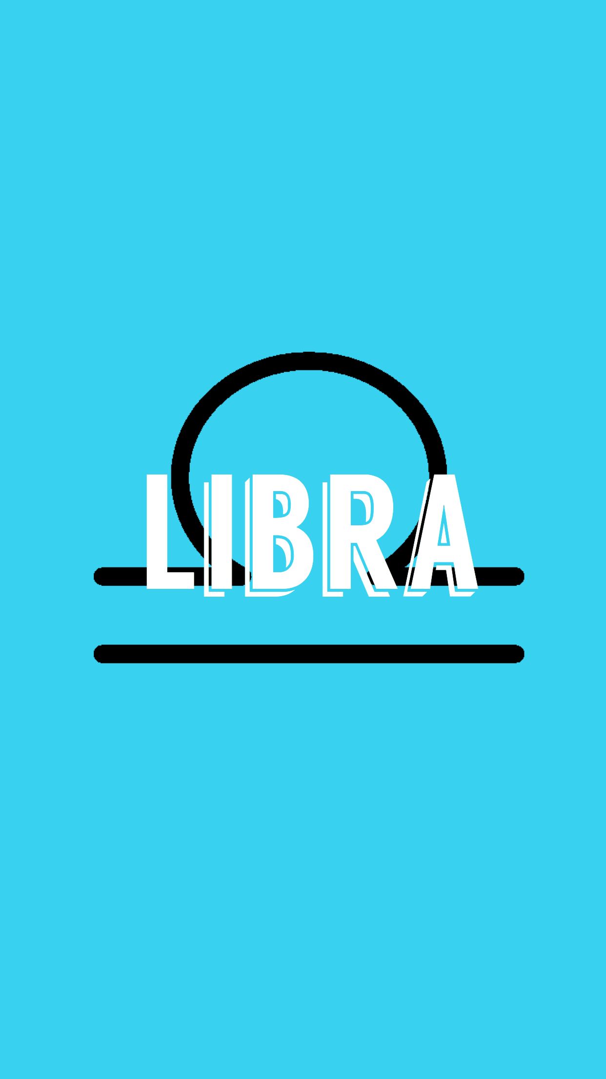 A blue background with the word libra on it - Libra