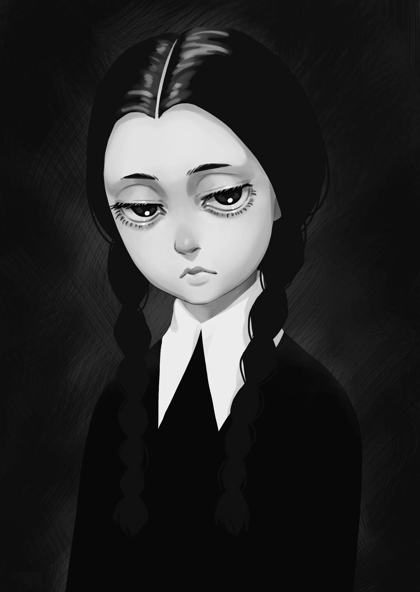 Wednesday Addams from the 2019 animated series. - Wednesday