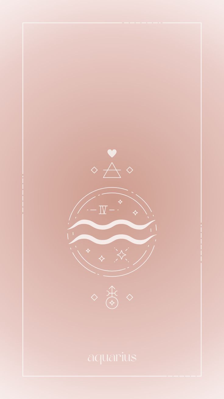 Aquarius Aesthetic Astrology Wallpaper for phone (iphone and android). Aquarius aesthetic, Crown tattoo design, Wallpaper