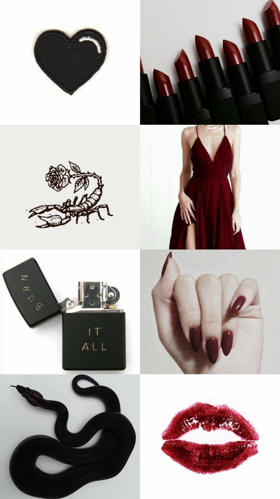 Aesthetic for a girl who loves the color burgundy. - Scorpio