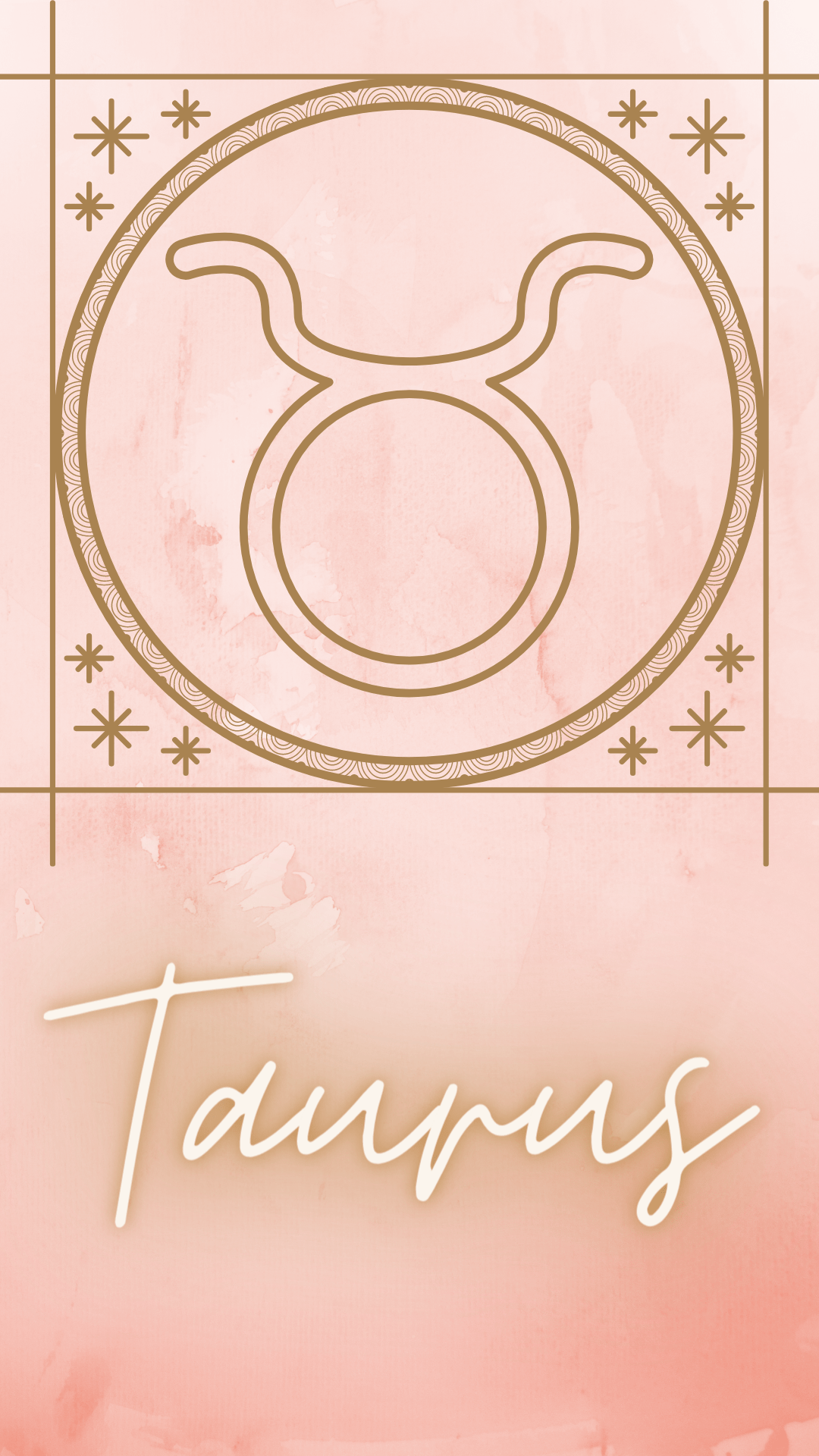 Aesthetic Cute Taurus Wallpaper