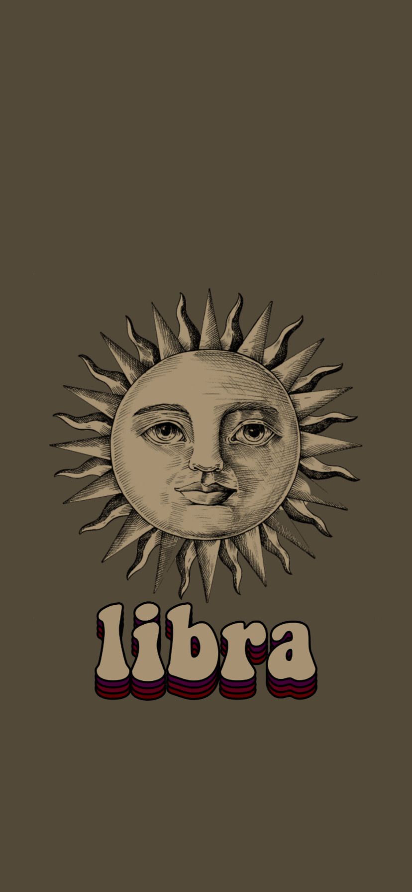 A poster for the sign of libra - Libra