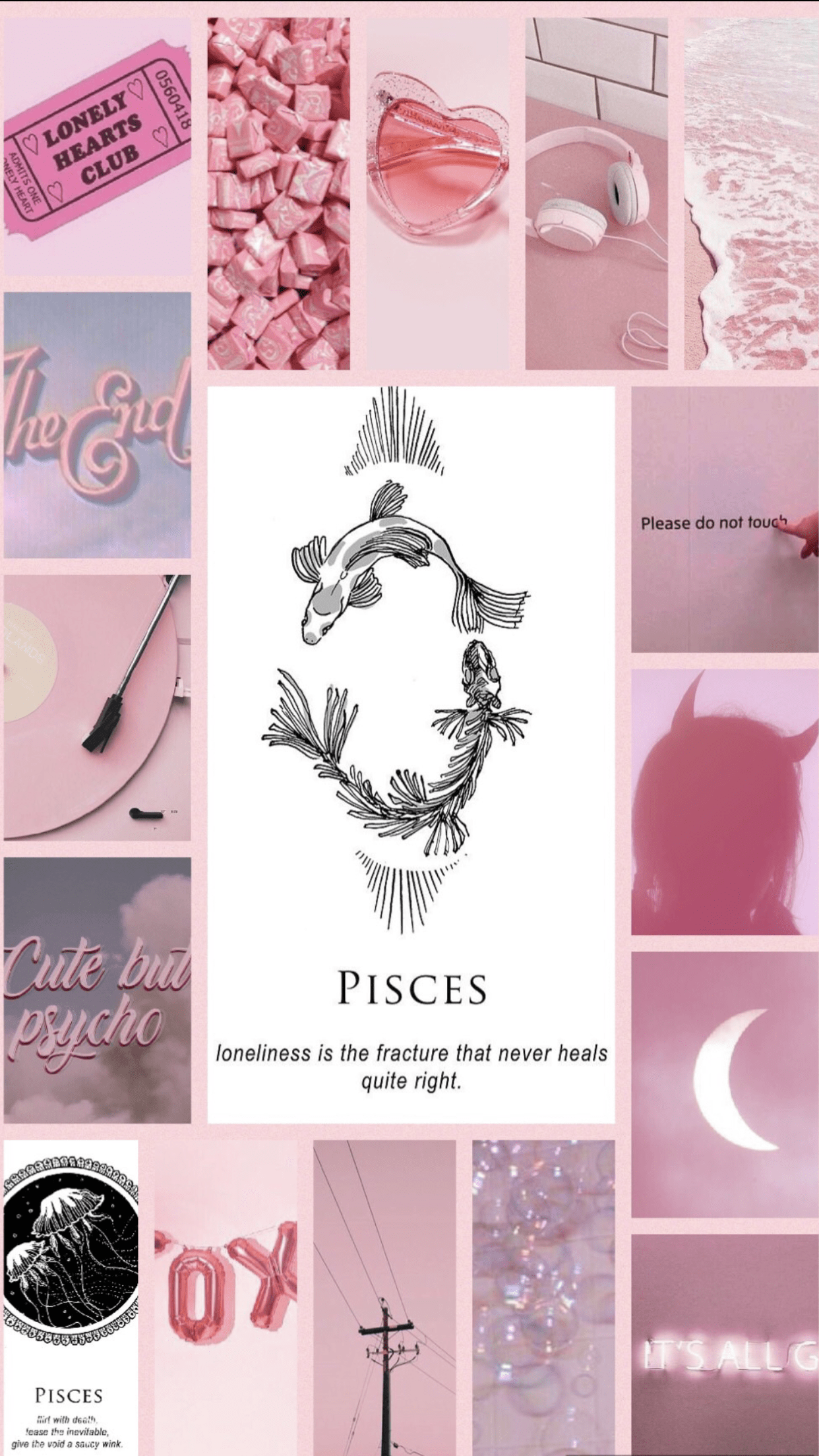 Pisces aesthetic wallpaper. Pink wallpaper iphone, Aesthetic iphone wallpaper, Pisces