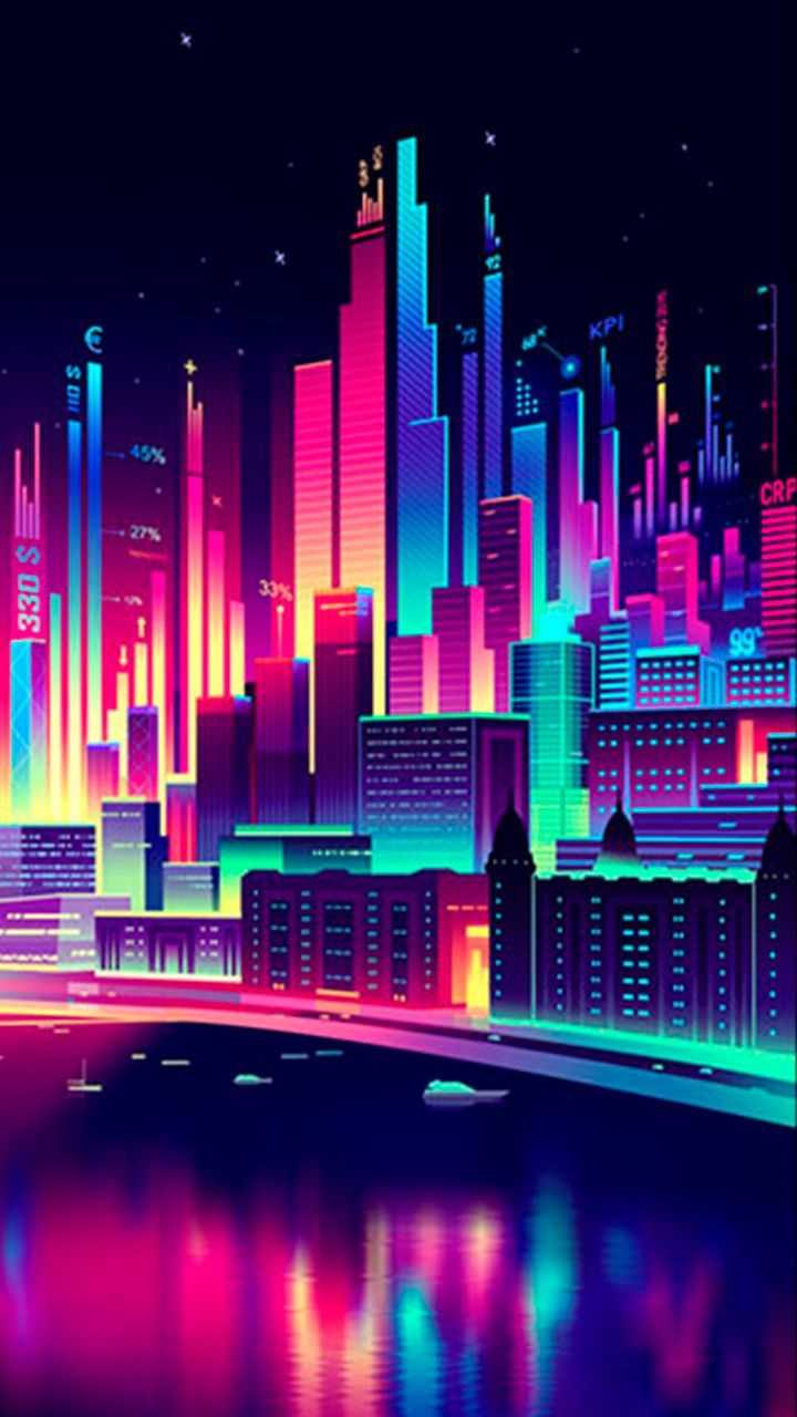 Aesthetic City 720×1280 Background Image and Wallpaper