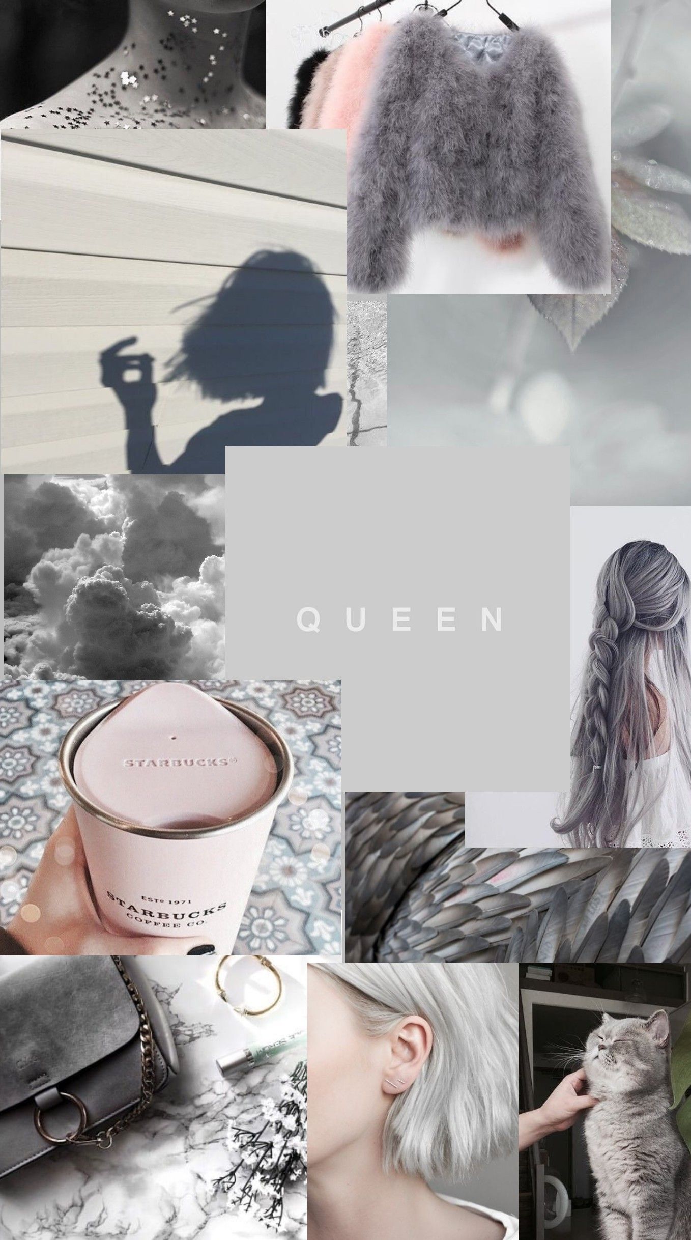A collage of pictures with the word queen - Virgo