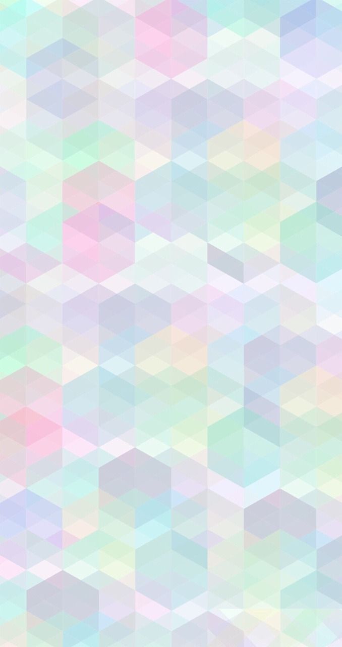 A colorful geometric pattern with hexagons - Pastel, colorful