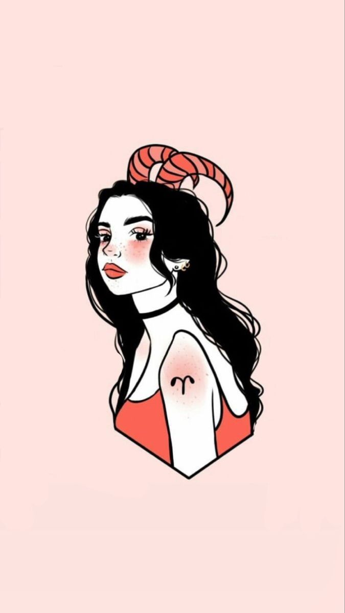 Aries girl. Aries wallpaper, Aries art, Aries aesthetic