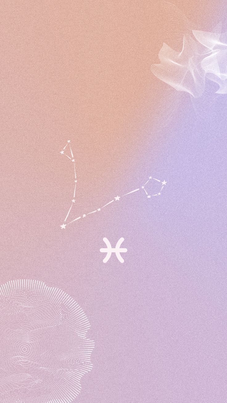 A poster with the constellation of scorpio - Pisces