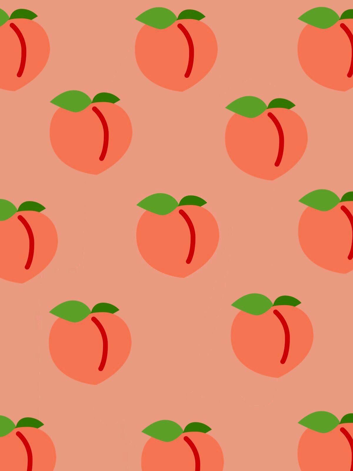 Peach background for phone, laptop, desktop, or any other device - Peach, fruit
