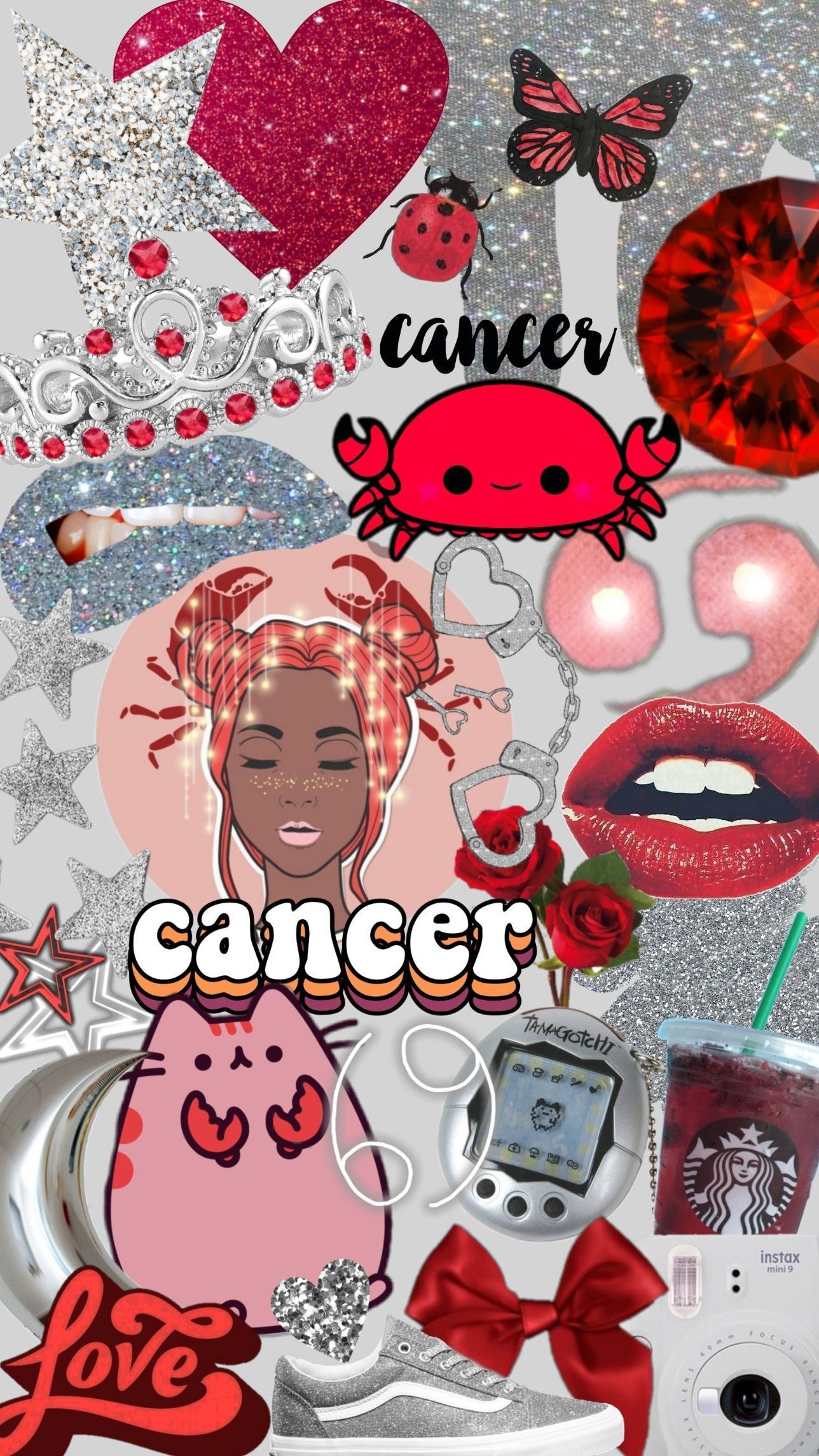 A collage of pictures with the word cancer - Cancer