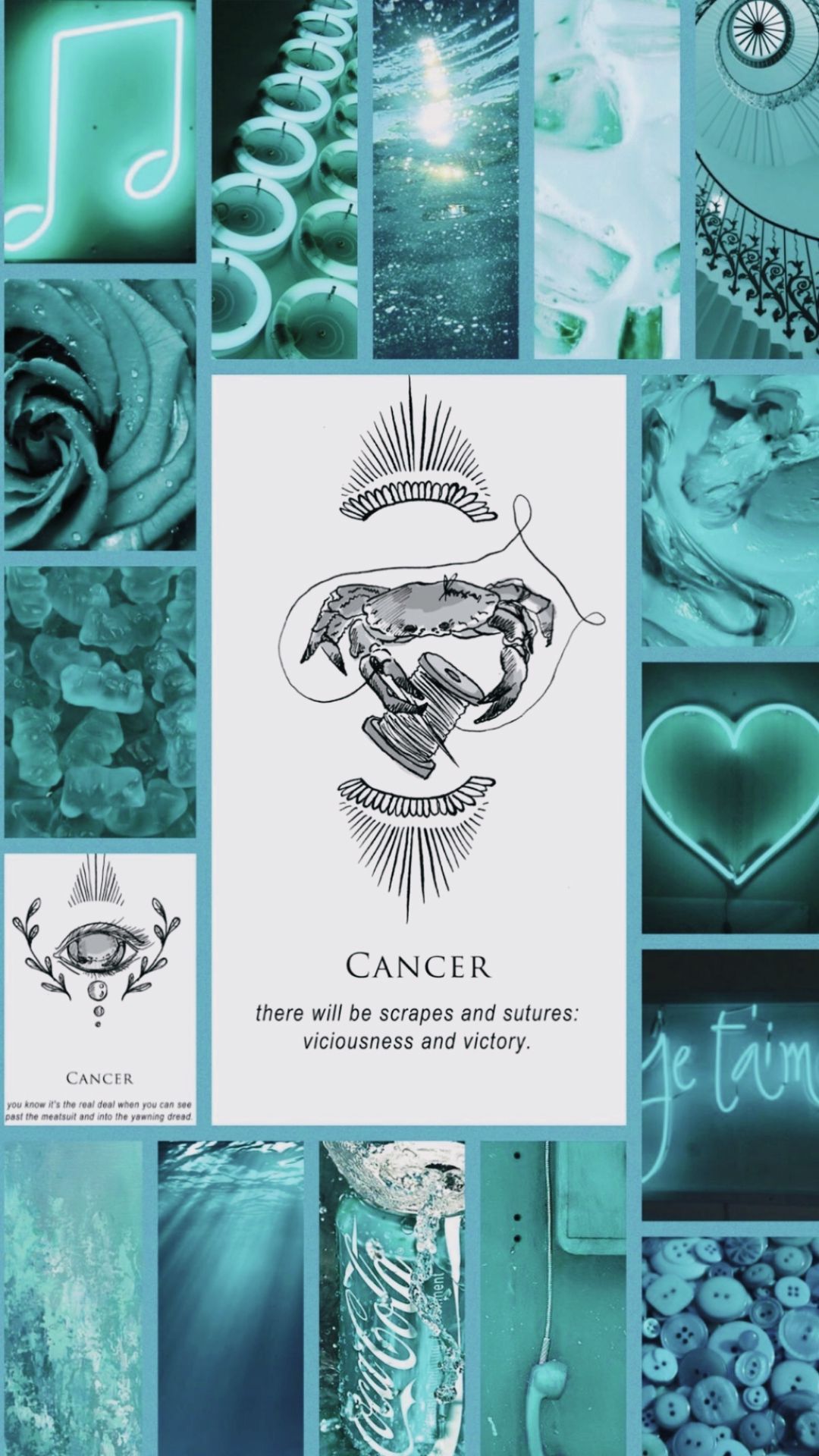A collage of pictures with the word cancer - Cancer