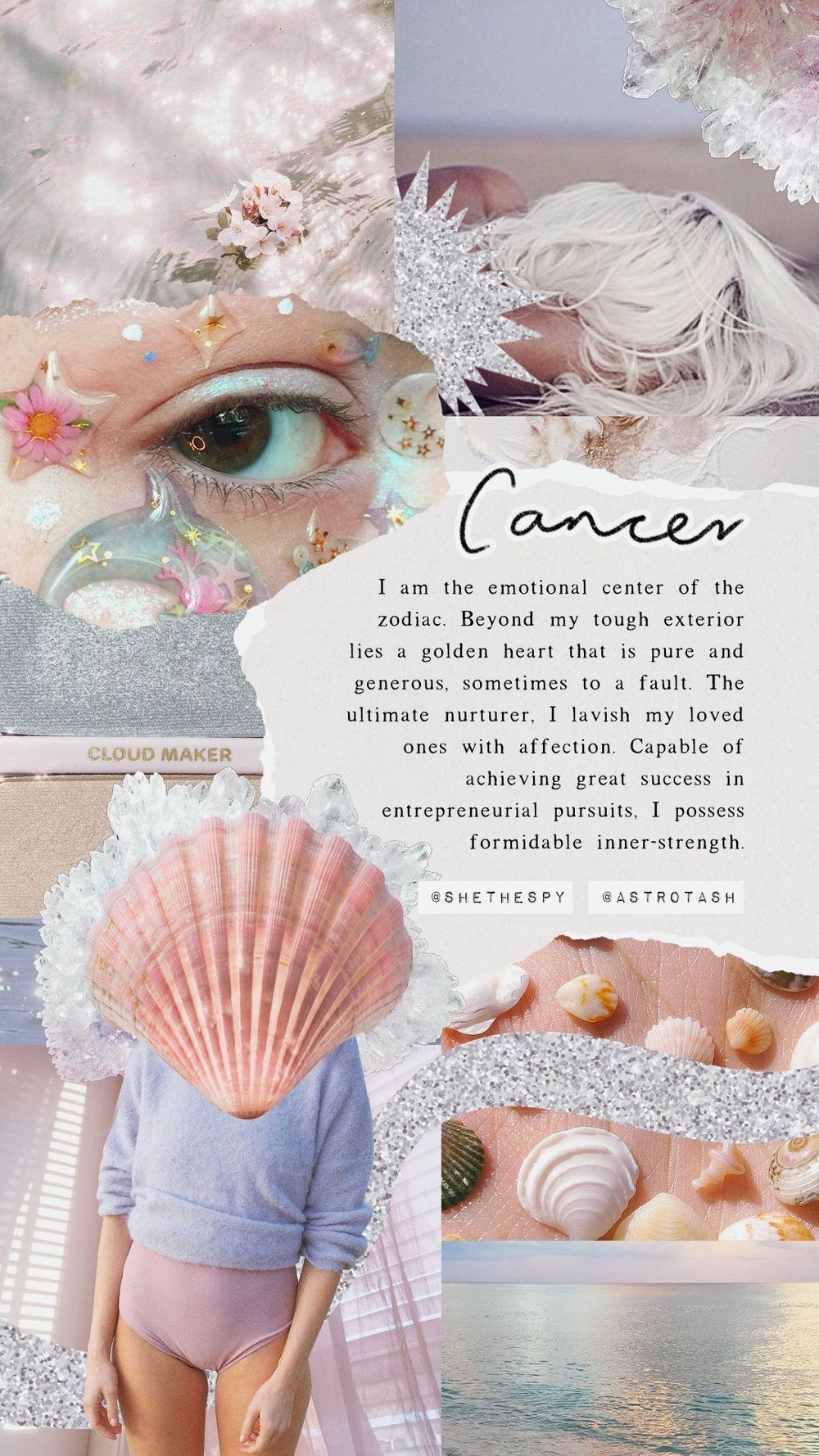 A collage of pictures with the word cancer on it - Cancer