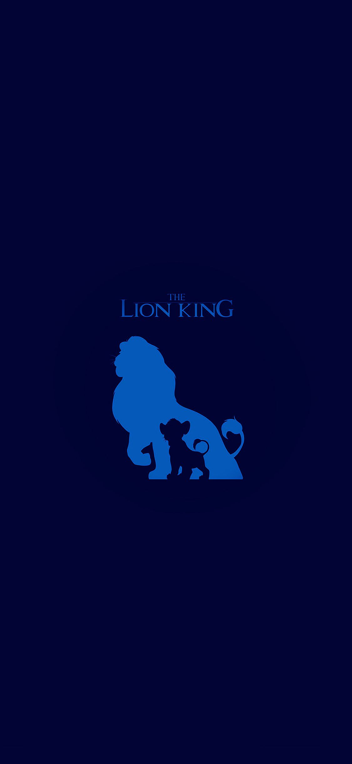 The lion king logo on a dark background - The Lion King