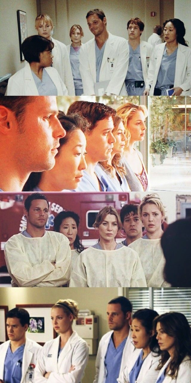 A group of people in white coats - Grey's Anatomy