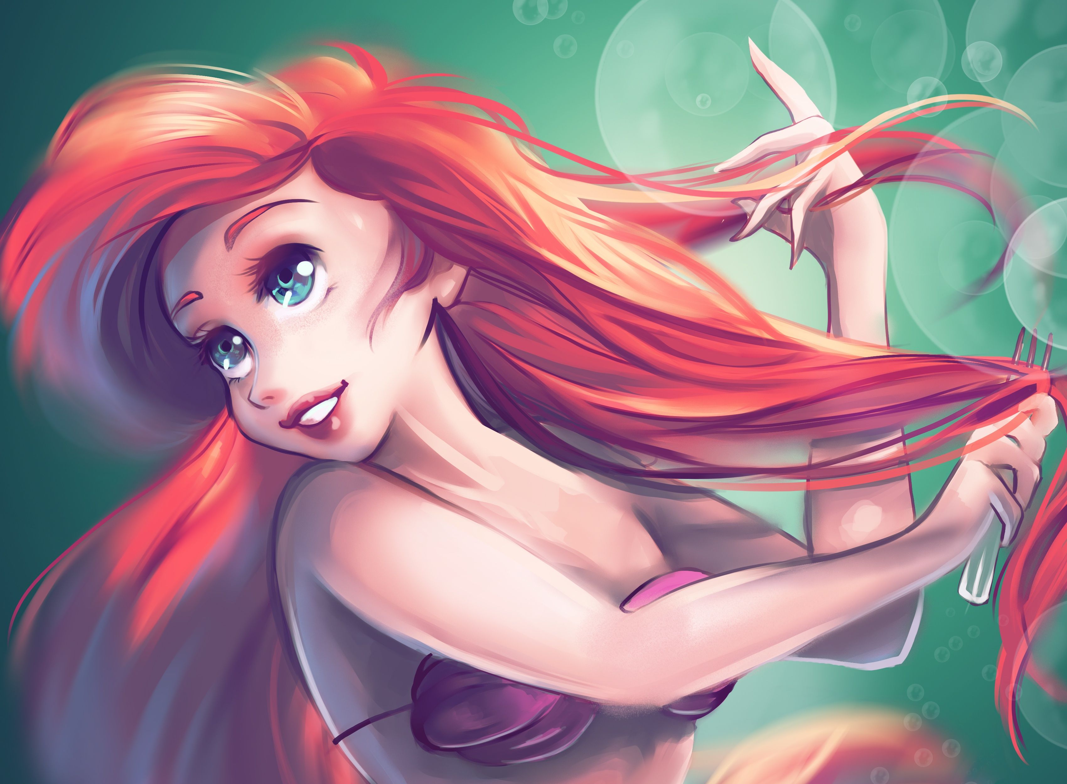 Full HD the little mermaid wallpaper