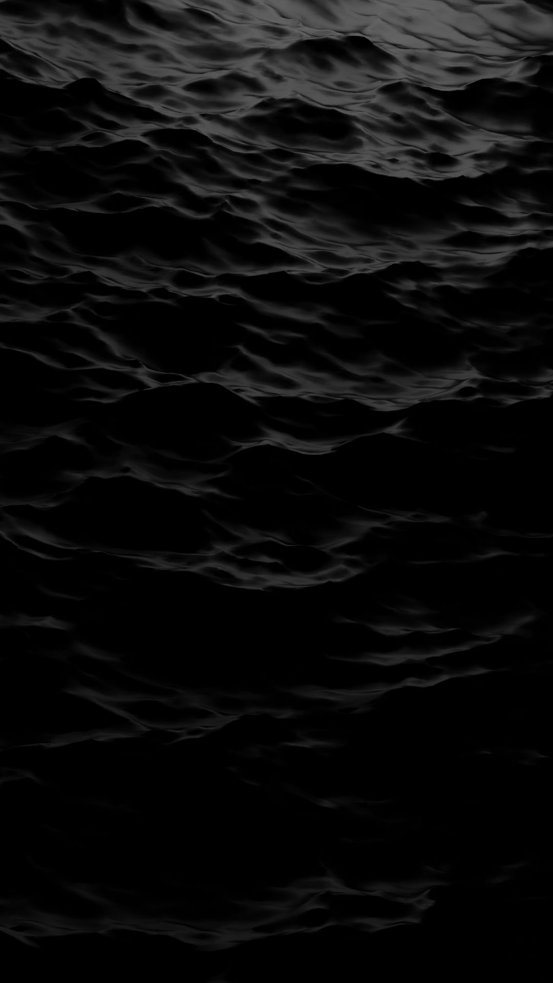 A black and white photo of waves in the ocean - Black, fire, dark, dark phone, black phone, ocean, water